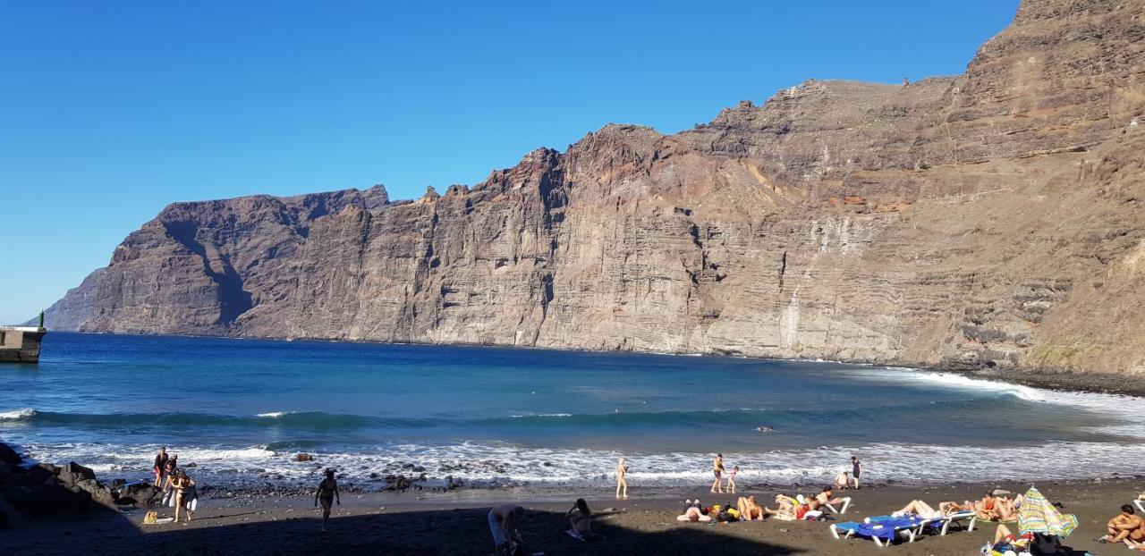 Ocean Pearl, Luxurioeses Haus, Meerblick, Grosse Sonnenterrasse, Teneriffa Sued, Los Gigantes, 600M Zum Strand, 200M Zum Ort, Ruhig Acantilado de los Gigantes Exteriér fotografie