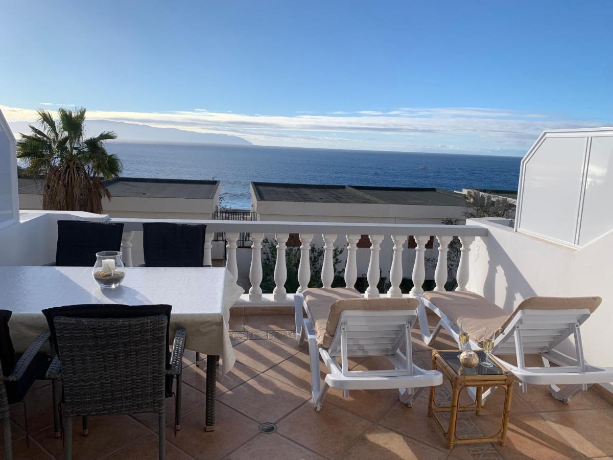 Ocean Pearl, Luxurioeses Haus, Meerblick, Grosse Sonnenterrasse, Teneriffa Sued, Los Gigantes, 600M Zum Strand, 200M Zum Ort, Ruhig Acantilado de los Gigantes Exteriér fotografie