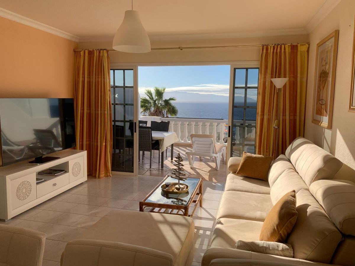 Ocean Pearl, Luxurioeses Haus, Meerblick, Grosse Sonnenterrasse, Teneriffa Sued, Los Gigantes, 600M Zum Strand, 200M Zum Ort, Ruhig Acantilado de los Gigantes Exteriér fotografie