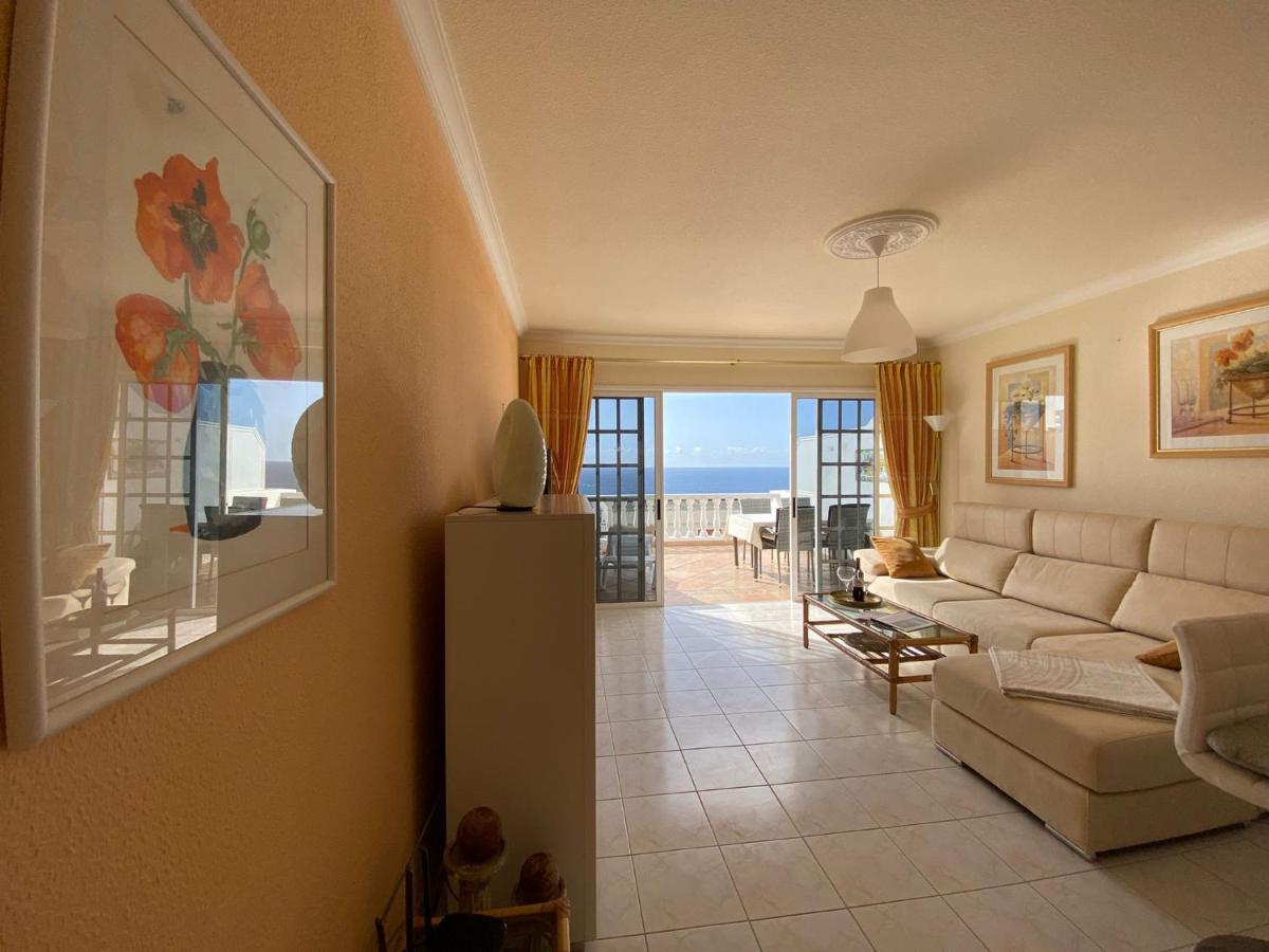 Ocean Pearl, Luxurioeses Haus, Meerblick, Grosse Sonnenterrasse, Teneriffa Sued, Los Gigantes, 600M Zum Strand, 200M Zum Ort, Ruhig Acantilado de los Gigantes Exteriér fotografie